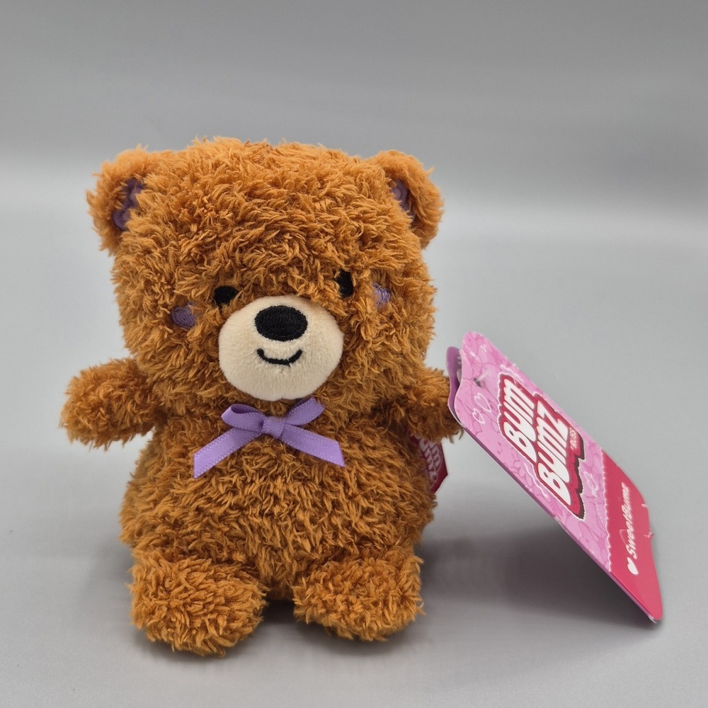 Bumbumz BLAISE BEAR Brown 4.5" Bum Bumz Plush Sweetbumz Valentine's Day Love‎